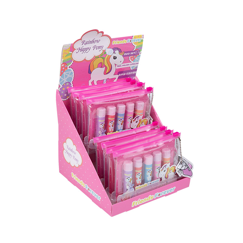 5 Pcs/Bag Kids Lip Gloss Kit Children Girl Lip Makeup Set