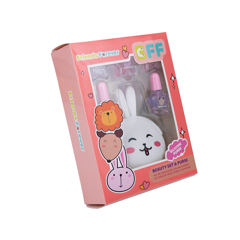 Kids Makeup Kit With Box Private Label Lip Gloss For Kids 