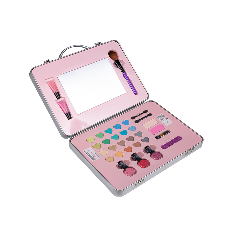Children's Makeup Sets In Box Organic Cosmetic All In One Case Girls Makeup Kit