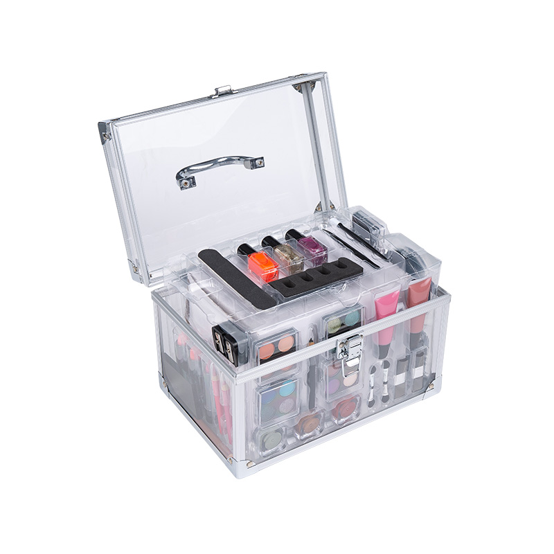 All In One Makeup Se In Box Makeup Palette Include Eyeshadow Lipgloss Blushes Nail Polish