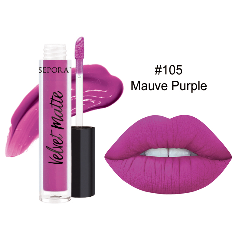12 Color Velvet Matte Lip Gloss Women Makeup Liquid Lipstick 