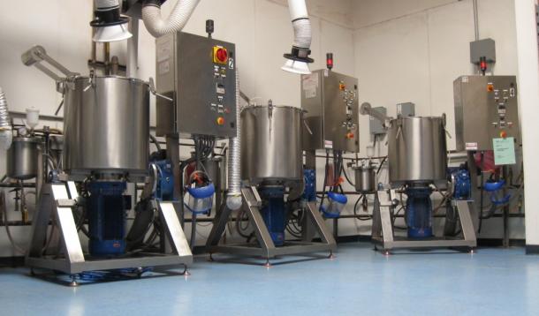 Cosmetics manufacturing process